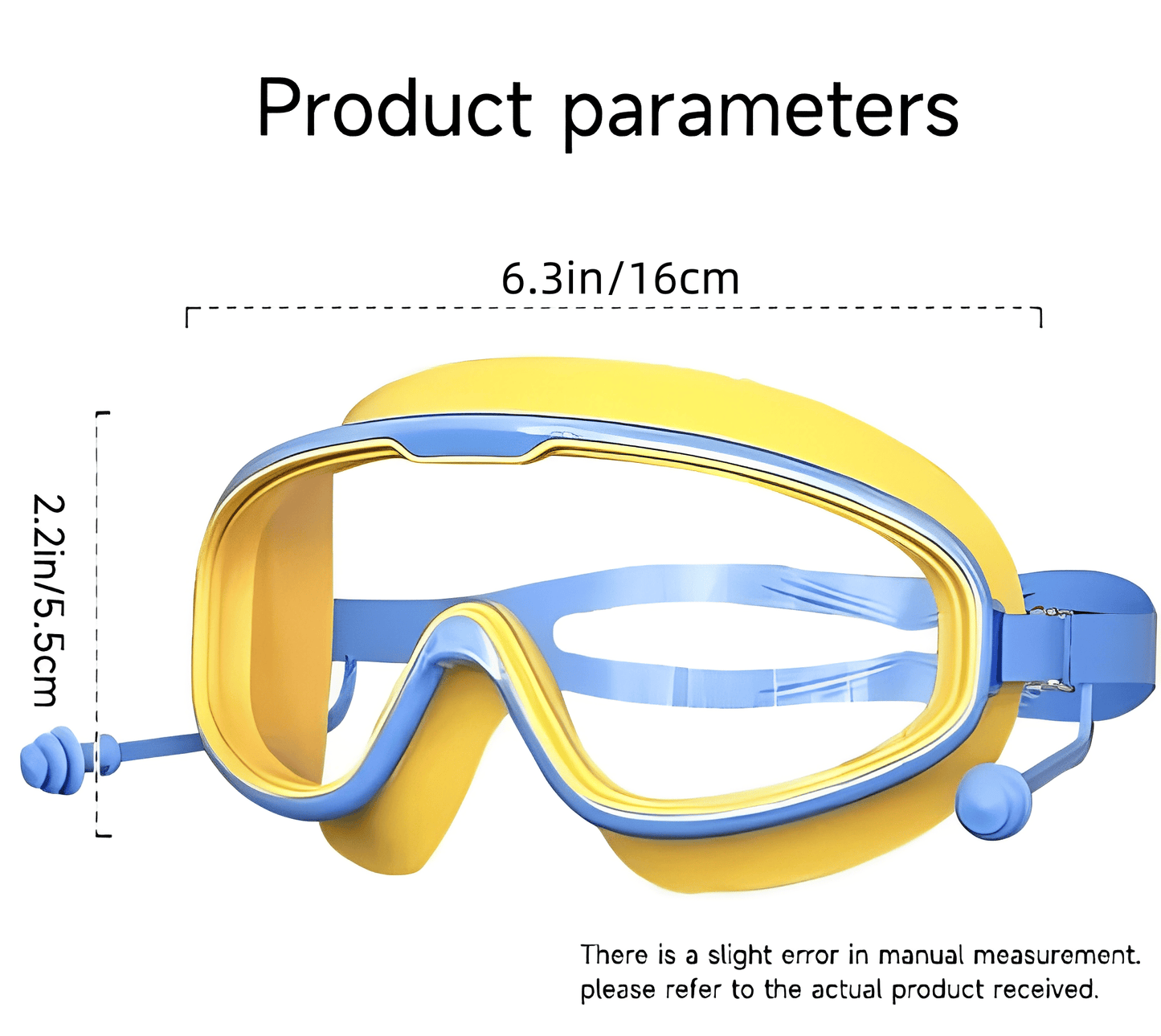 🎉Last Day Promotion 49% OFF - 🔥HD children's large frame waterproof and anti-fog swimming goggles