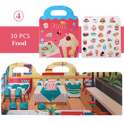 🔥Last Day 50% OFF🔥Jelly Sticker Book - Buy 3 Free Shipping