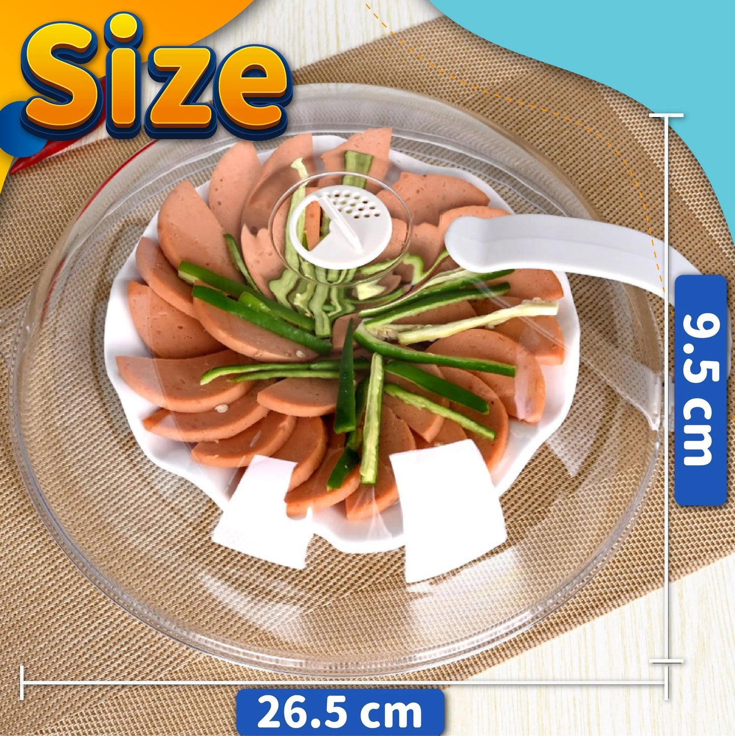 🔥Last Day 50% OFF - Microwave Anti-Splatter Cover