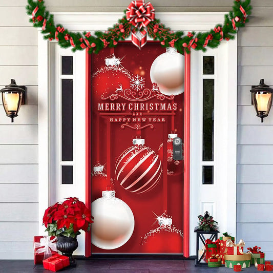 🎄22#🎄Santa's Christmas curtain