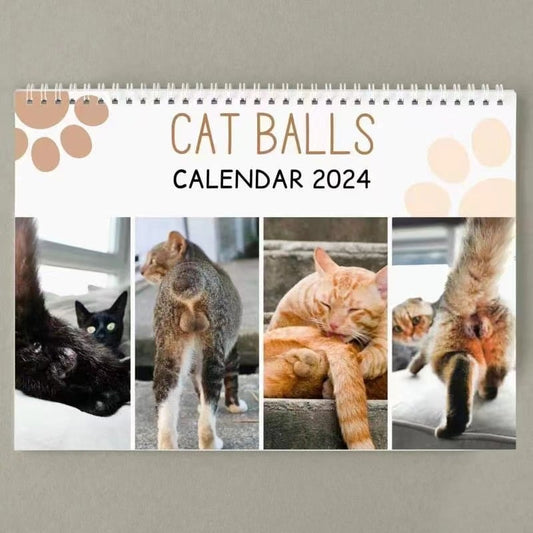 🔥LAST DAY 48% OFF - CAT BALLS CALENDAR 2025