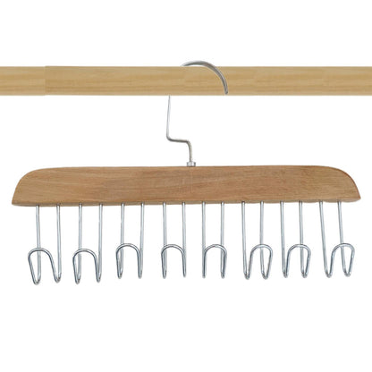 Space Saving Tie Rack for Closet Organizer