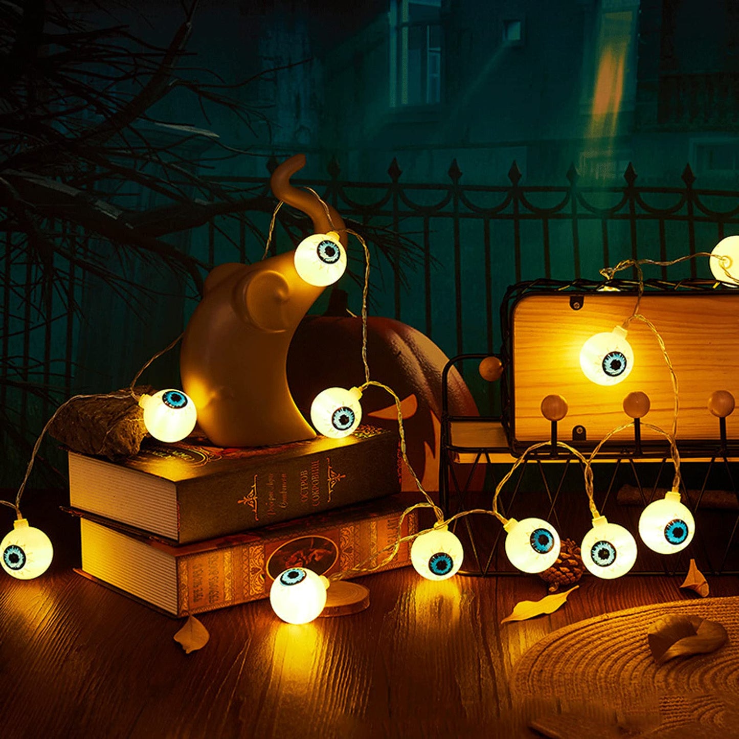 Halloween Ghost Eyeball Lights String Eyeballs
