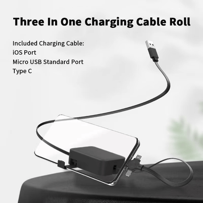 🔥Last Day 48% OFF🔥Three In One Charging Cable Roll - Buy 3 Free Shipping