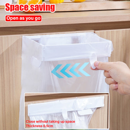 🔥Foldable Trash Rack Kitchen Trash Organizer Multifunctional Portable Hanging Trash
