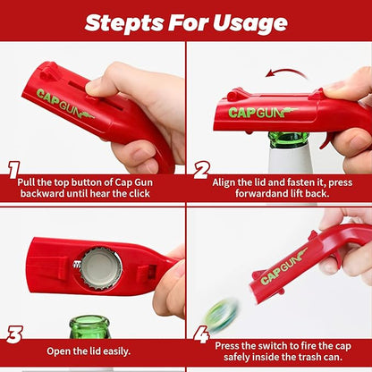 🔥Hot Sale 49% OFF-Beer Bottle Opener Cap Gun