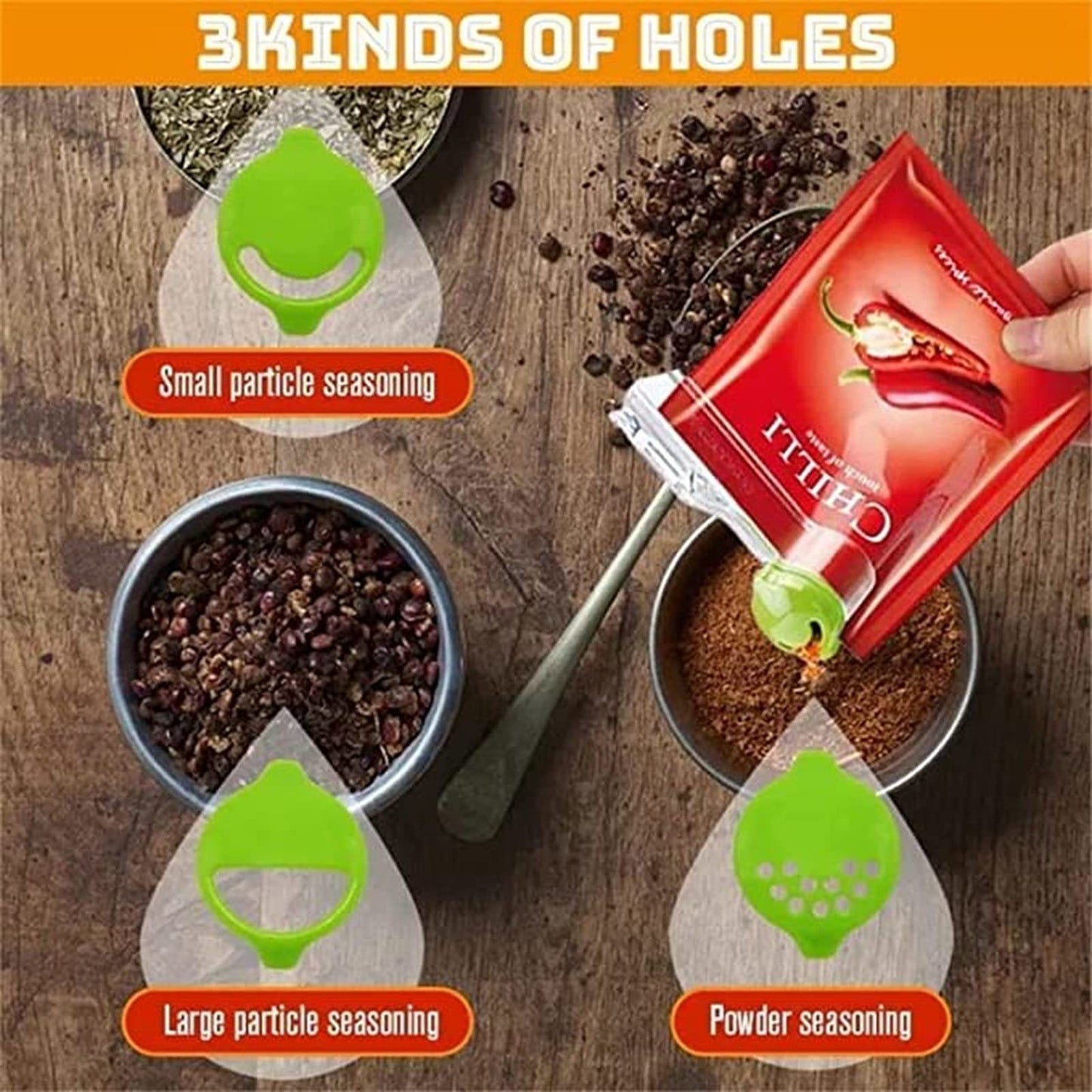 Wall-Mounted Spice Bag Holder
