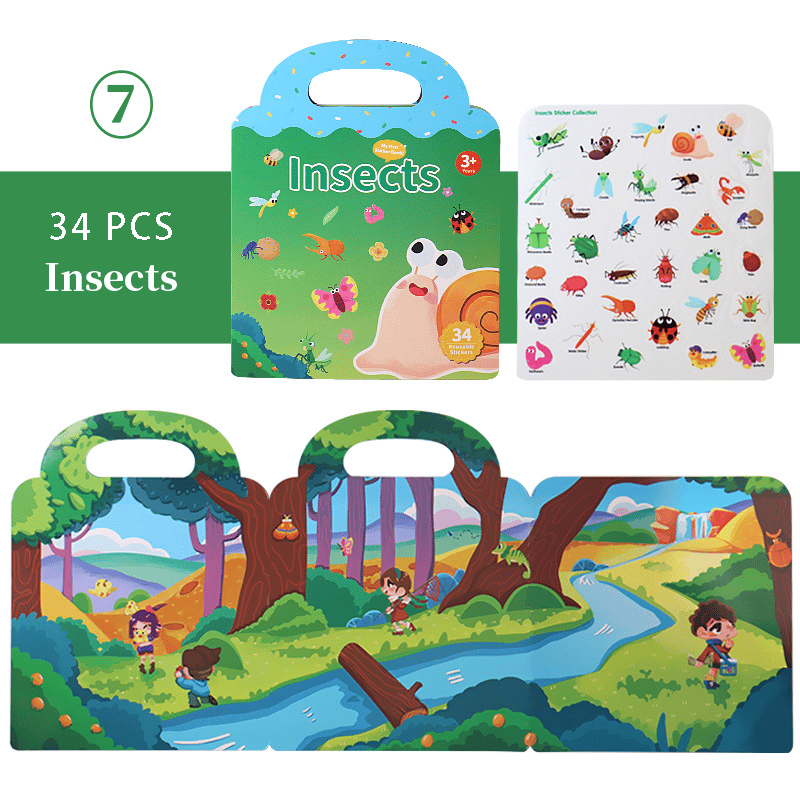 🔥Last Day 50% OFF🔥Jelly Sticker Book - Buy 3 Free Shipping