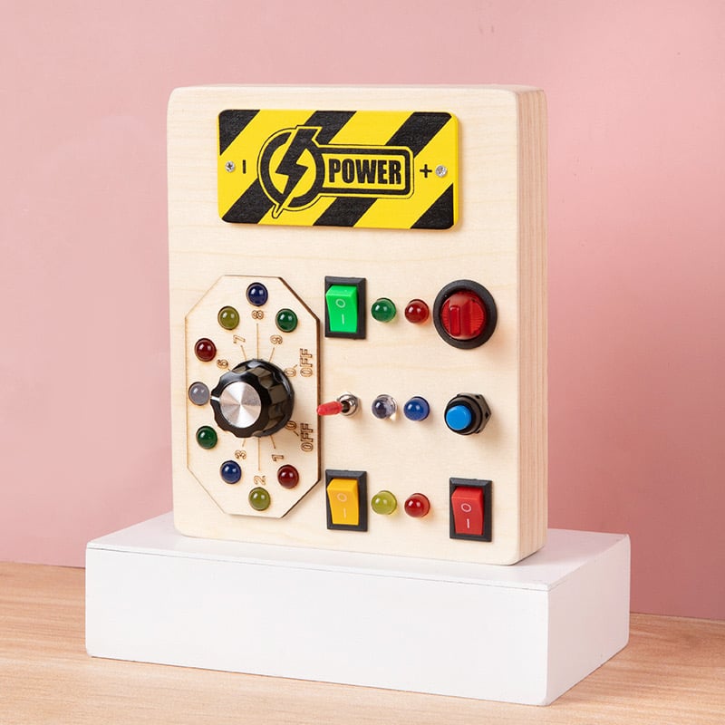 Wooden Busy Board Switch Control - Buy 2 Free Shipping