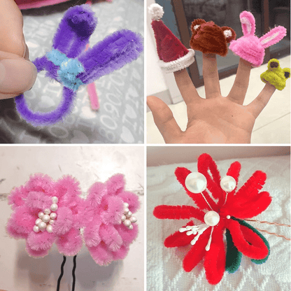 🎄Christmas Sale 50% OFF🎄DIY Plush Stick-Christmas Tree Set