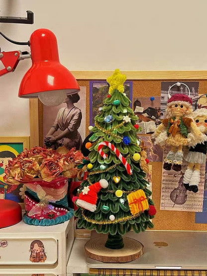 🎄Christmas Sale 50% OFF🎄DIY Plush Stick-Christmas Tree Set