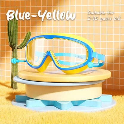 🎉Last Day Promotion 49% OFF - 🔥HD children's large frame waterproof and anti-fog swimming goggles