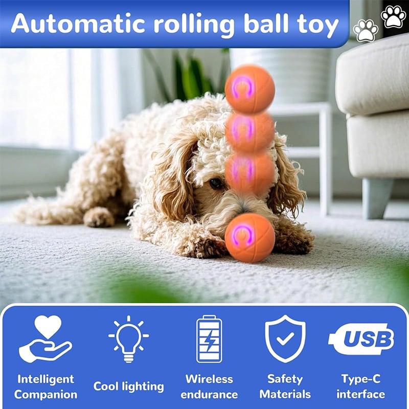 ✨2025 New Release -50% Off - Pet Bounce Ball for Cats🐱 & Dogs🐶