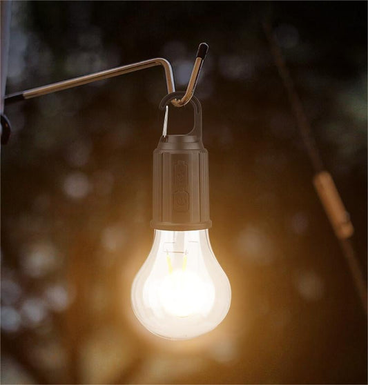 2025 New Outdoor Camping Hanging Type-C Charging Retro Light Bulb Lighting Decoration