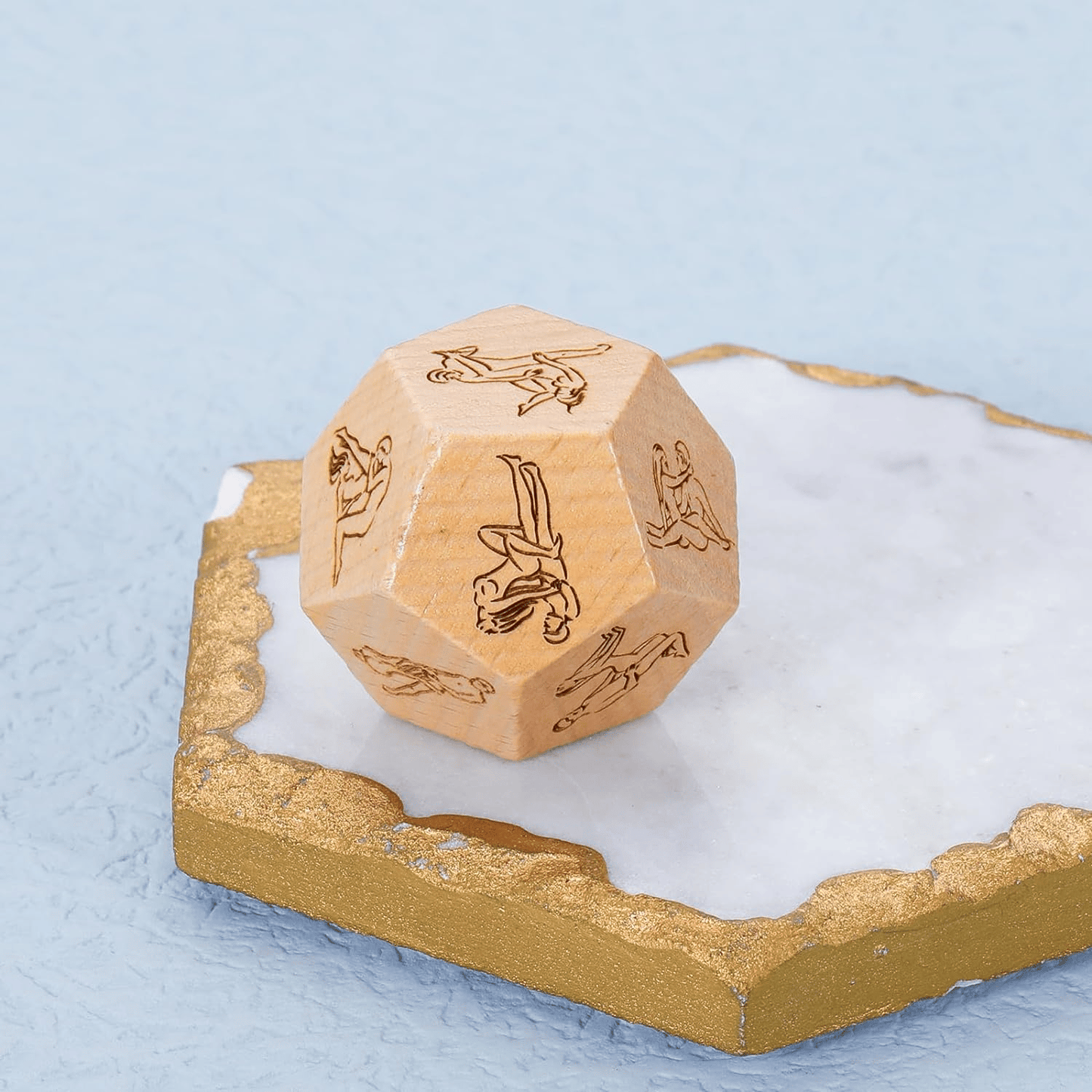 🔥LAST DAY 50% OFF🔥Funny 12-Sided Wood Decision Dice