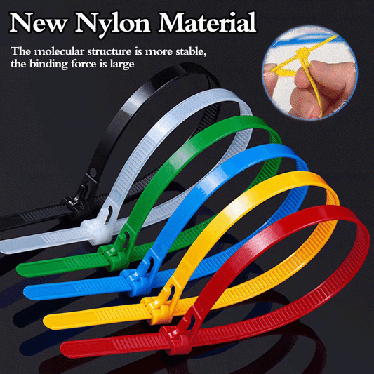 (🔥🎁2025 New Year Hot Sale🎁 48% OFF) - Buckle Self-locking Premium Nylon Cable Wire Ties