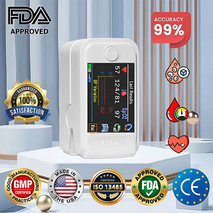 Advanced Non-Invasive Health Monitor-99.9% Accuracy + Exclusive Gift ✅GMP Approved