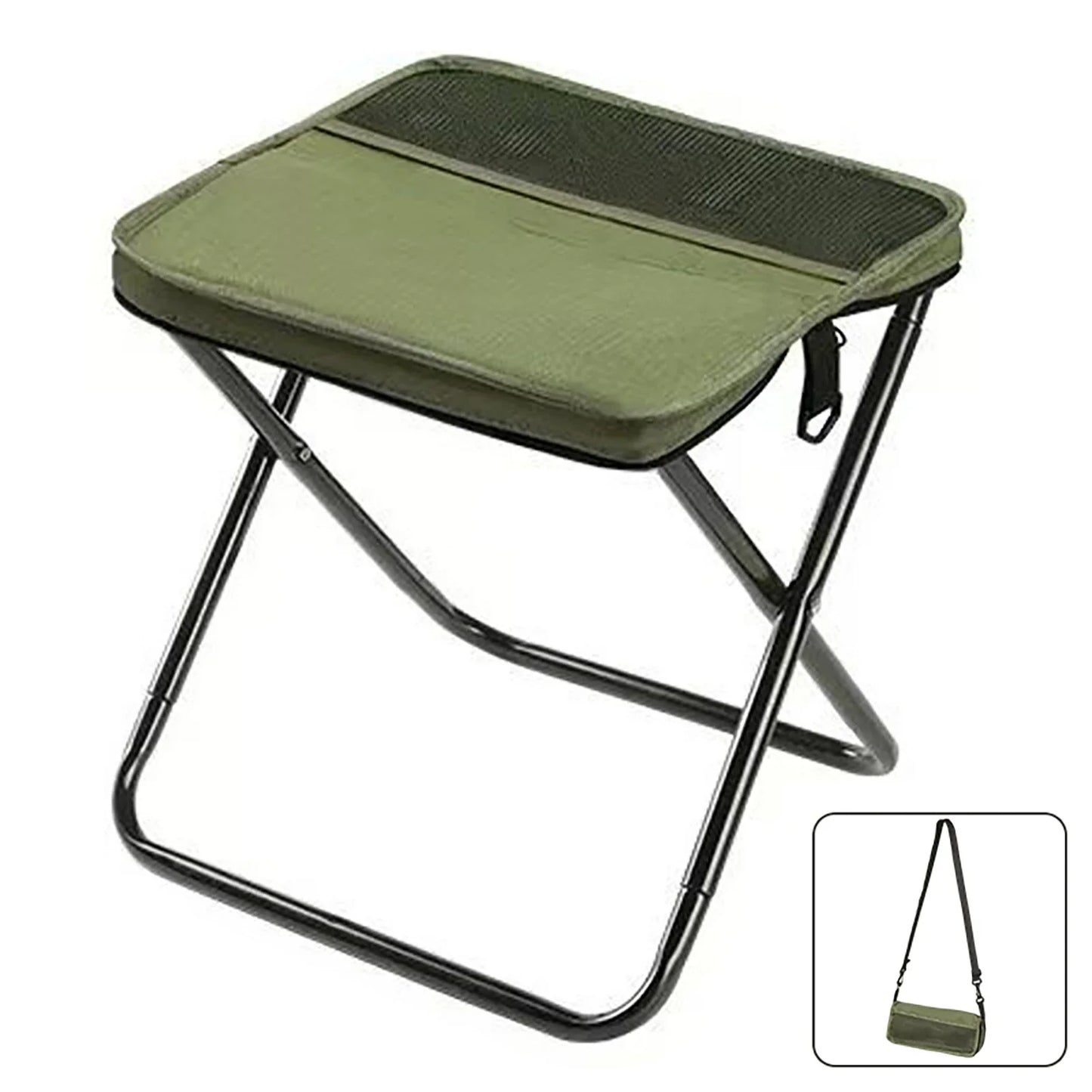 Foldable Backpack Stool Portable Folding Stool with Carry Bag Lightweight Mini Easy Carry Outdoor Chair for Travel for Travel