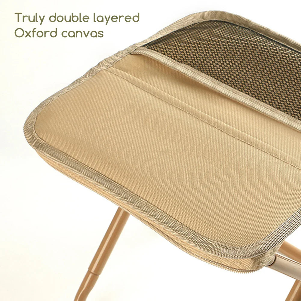 Foldable Backpack Stool Portable Folding Stool with Carry Bag Lightweight Mini Easy Carry Outdoor Chair for Travel for Travel