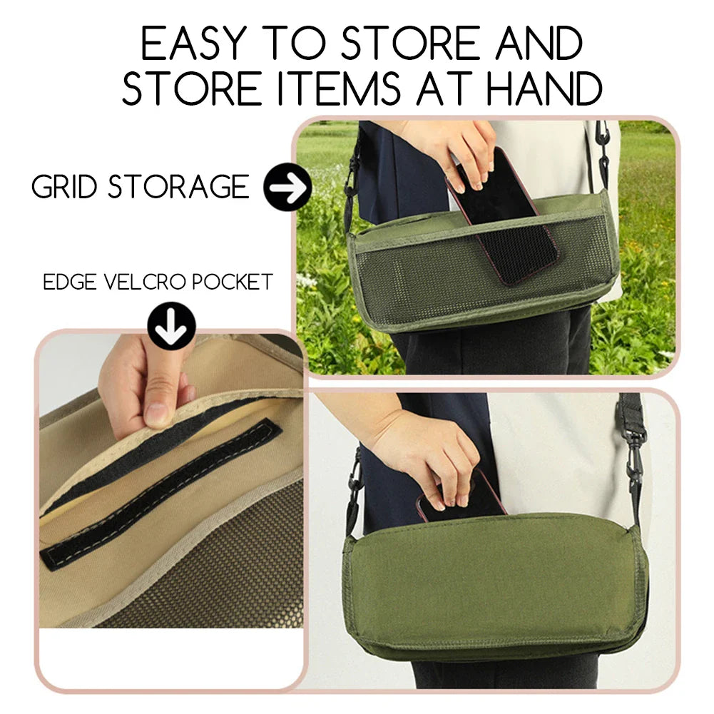 Foldable Backpack Stool Portable Folding Stool with Carry Bag Lightweight Mini Easy Carry Outdoor Chair for Travel for Travel