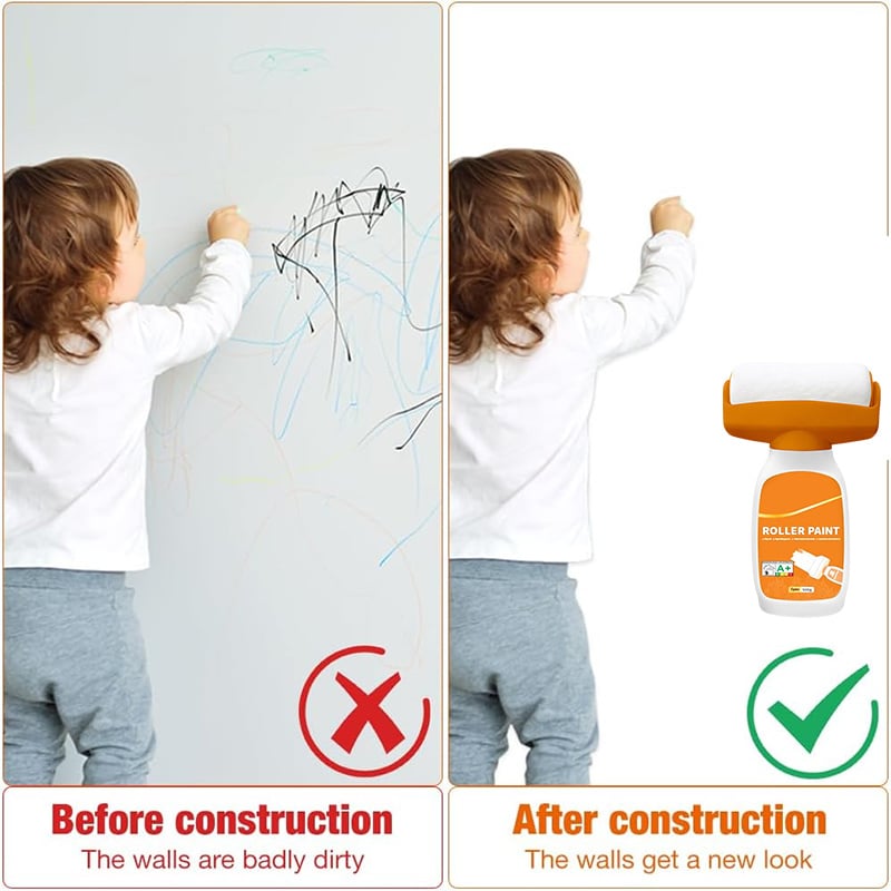🏡🔥Hot Sale 49% OFF-White Roller Paint For Wall✨