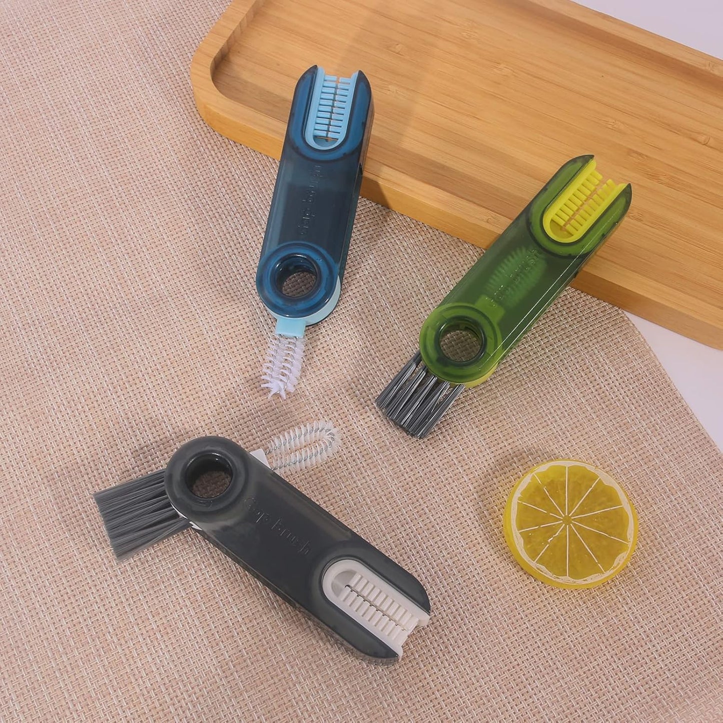 🔥3 in 1 Cup Lid Gap Cleaning Brush, Multifunctional Insulation Bottle Cleaning Tools