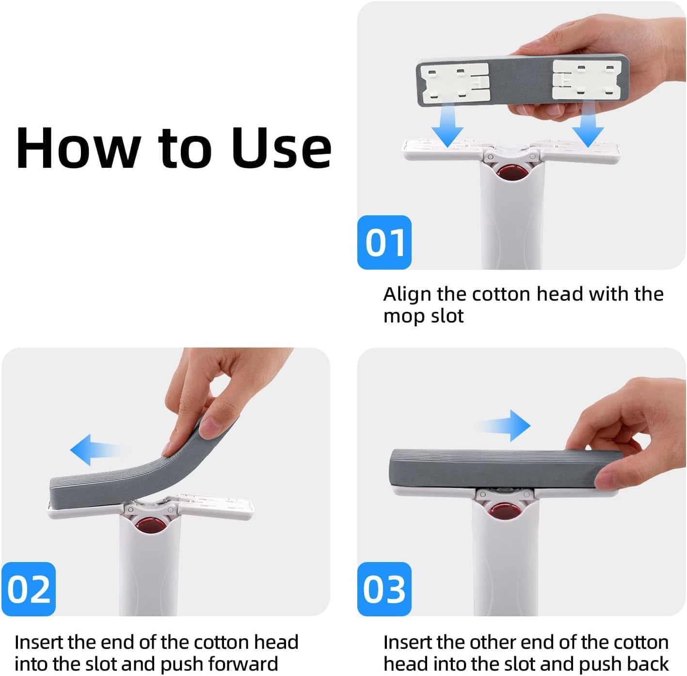 🎉Foldable Hand-Washable Mini Mop