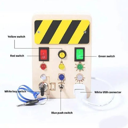 Wooden Busy Board Switch Control - Buy 2 Free Shipping