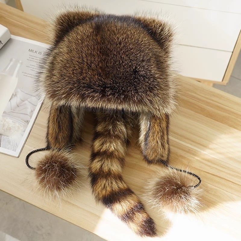 🔥LAST DAY 50% OFF🔥Winter Little Raccoon Hat - Buy 2 Free Shipping