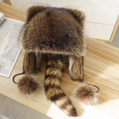 🔥LAST DAY 50% OFF🔥Winter Little Raccoon Hat - Buy 2 Free Shipping
