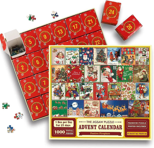 🎄Christmas Advent Calendar Jigsaw Puzzle - Buy 2 Free Shipping