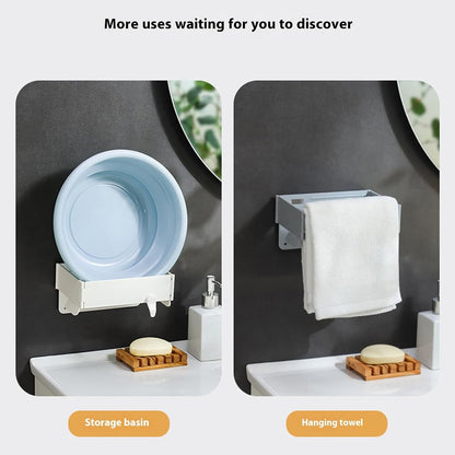 🔥Foldable Trash Rack Kitchen Trash Organizer Multifunctional Portable Hanging Trash