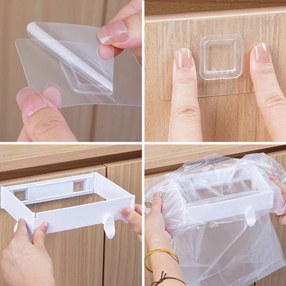 🔥Foldable Trash Rack Kitchen Trash Organizer Multifunctional Portable Hanging Trash