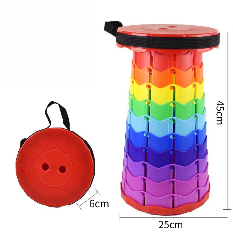 🔥Outdoor Retractable Folding Stool👍