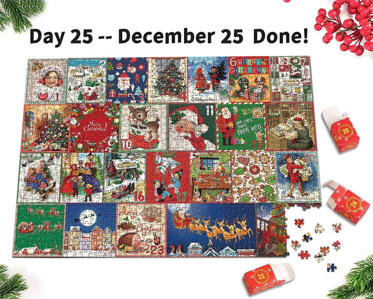🎄Christmas Advent Calendar Jigsaw Puzzle - Buy 2 Free Shipping