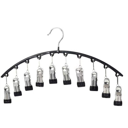 ❄️2025 Hot Sale 49% OFF-🐾Curved Design Hanger with 10 Clips
