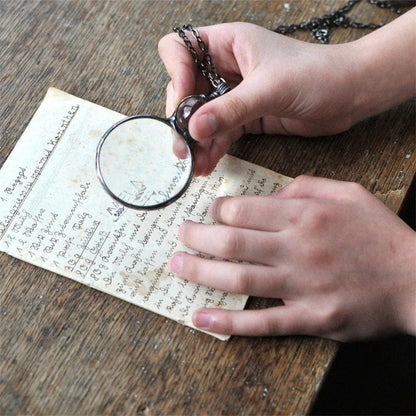 🔥LAST DAY 50% OFF🔥Magnifying Glass Necklace Gift - Buy 2 Free Shipping