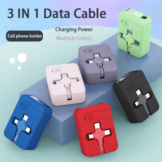 🔥Last Day 48% OFF🔥Three In One Charging Cable Roll - Buy 3 Free Shipping