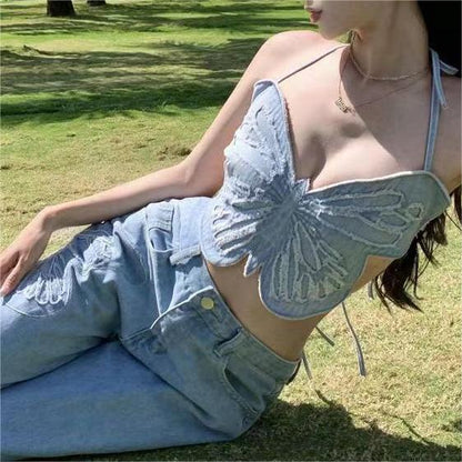 🔥Last Day 50% OFF🔥Butterfly Corset Short Vest