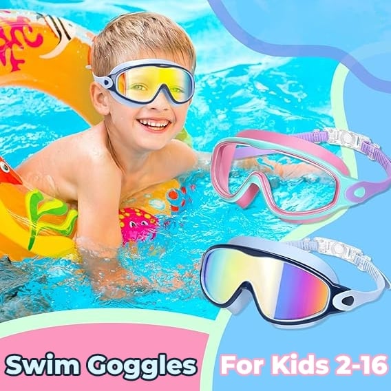 🎉Last Day Promotion 49% OFF - 🔥HD children's large frame waterproof and anti-fog swimming goggles