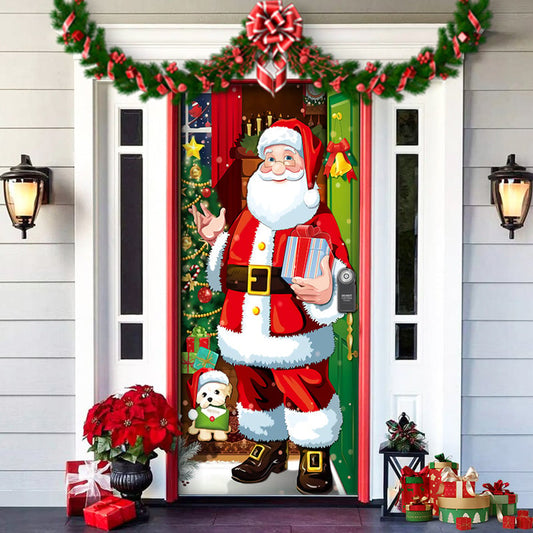🎄17#🎄Santa's Christmas curtain
