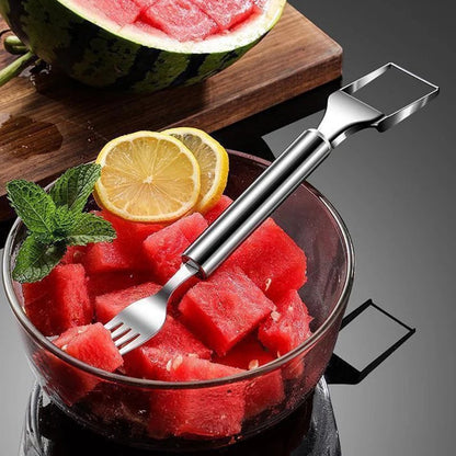 🍉Effortless Fruit Prep-49% OFF-✨ 2-in-1 Fruit Cutter & Fork – For Quick and Easy Fruit Serving! 🍓