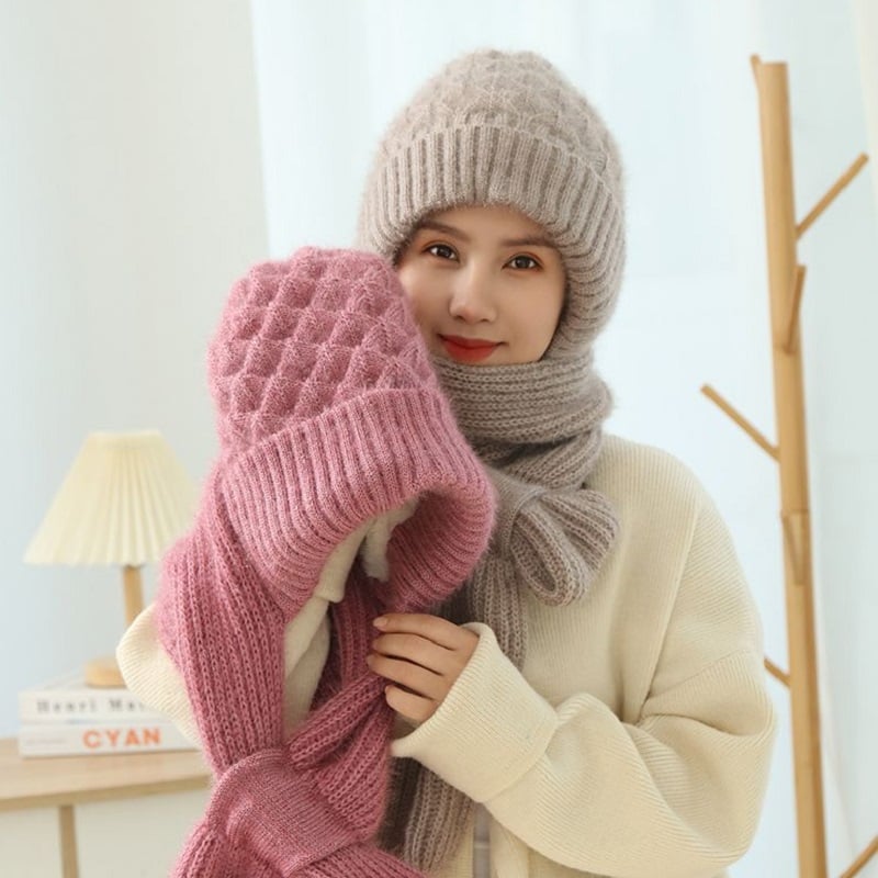 🎄EARLY CHRISTMAS SALE -50% OFF - Integrated Ear Protection Windproof Cap Scarf
