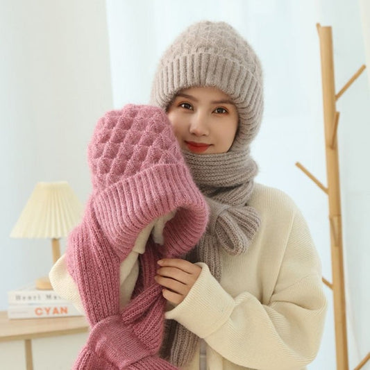 🎄EARLY CHRISTMAS SALE -50% OFF - Integrated Ear Protection Windproof Cap Scarf