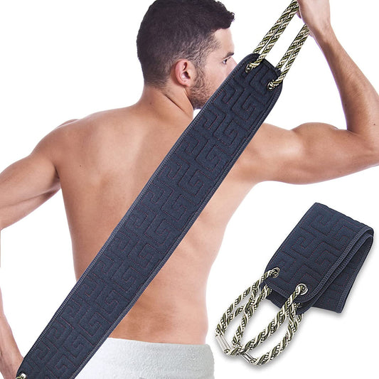 Pull Back Scarf Bath Scrubber for Body Massage