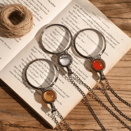 🔥LAST DAY 50% OFF🔥Magnifying Glass Necklace Gift - Buy 2 Free Shipping