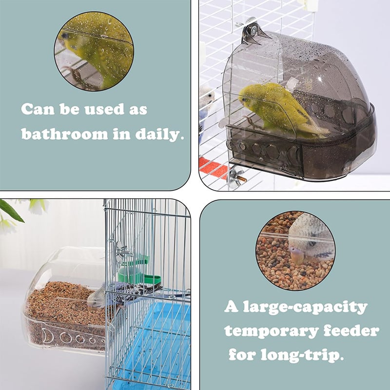 ✨2025 New Release -49% Off -🐦 Bird Bathing Box - Give your bird the most comfortable bathing experience 🛁