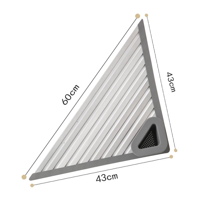 🔥Foldable Triangle Roll-Up Dish Drying Rack