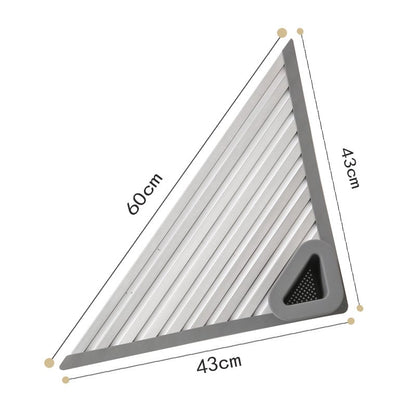 🔥Foldable Triangle Roll-Up Dish Drying Rack