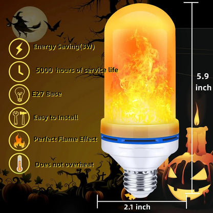 Huge sale 48% OFF🔥2023 UPGRADE LED FLAME LIGHT BULB With Gravity Sensing Effect Imported from Germany